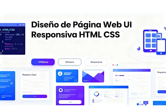 haré una página web UI responsiva HTML CSS